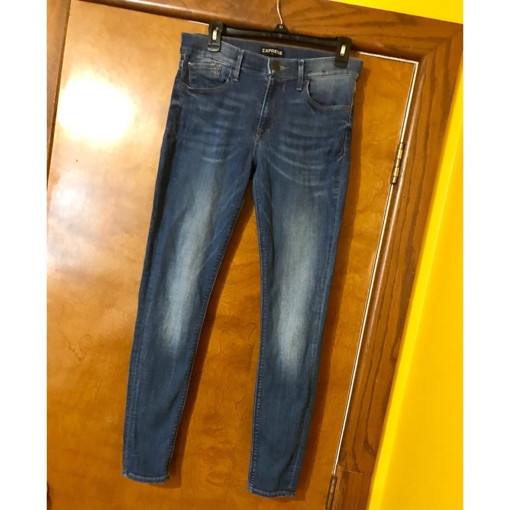 Express like new-mid rise legging skinny jeans